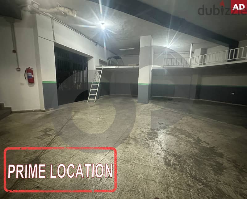 warehouse is located in a prime area of Dekwaneh/الدكوانة REF#AD119105 0