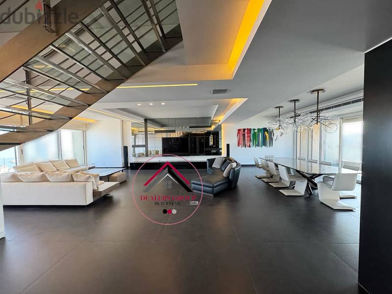 Start Your Day with Serenity ! Penthouse Duplex for sale in Ras Beirut 0