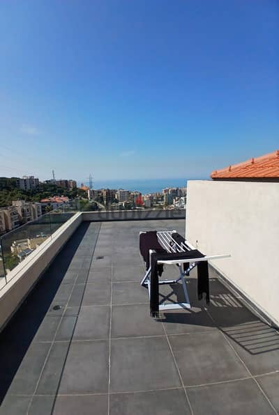 320 SQM Rooftop Apartment in Bsalim with Sea View + 80 SQM Terrace