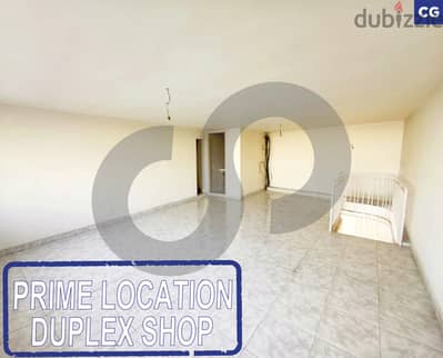 60 SQM DUPLEX SHOP / Prime Location IN FURN EL CHEBBAK ! REF#CG119112