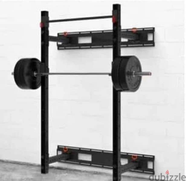 Wall Mount Foldable Squar Rack GEO sport معدات رياضية متنوعة - Gym ...