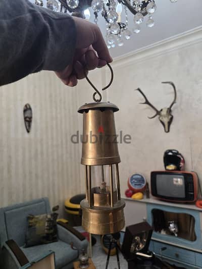 Vintage Miners / marine oil lamp قنديل بحري انتيك