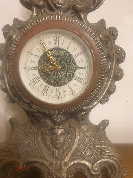 antique & rare Mercedes  Mantle Clock, West Germany,working very well 1