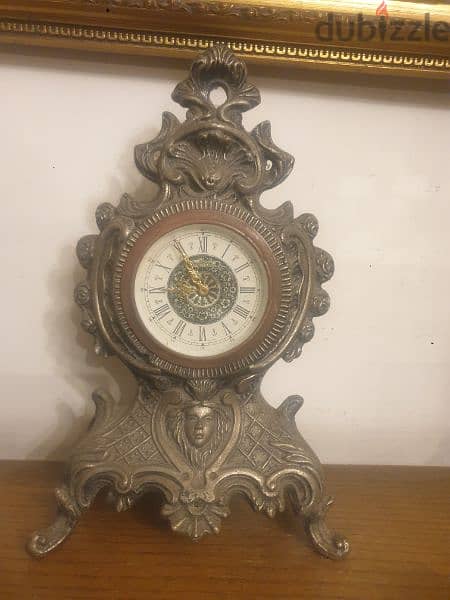 antique & rare Mercedes  Mantle Clock, West Germany,working very well 3