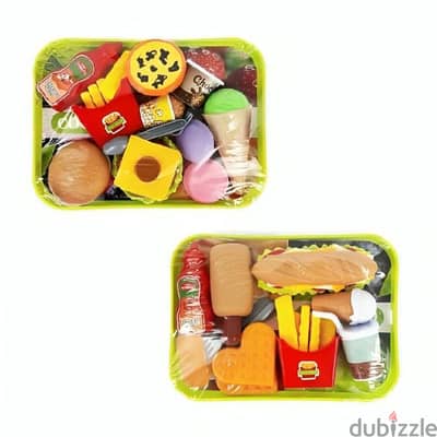 Fast Food Play Set For Kids