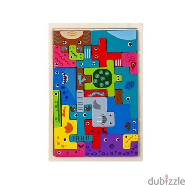 Wooden Blocks Puzzle For Kids 2