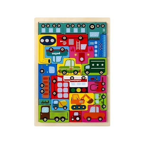 Wooden Blocks Puzzle For Kids 3