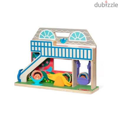 Wooden School Yard Set Toy