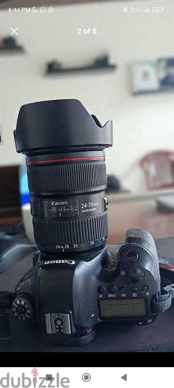 6d mark 2 ba3da ndefe l camera ma3 lens 24 70 f2.8 l2 bs3er kter 7alo 4