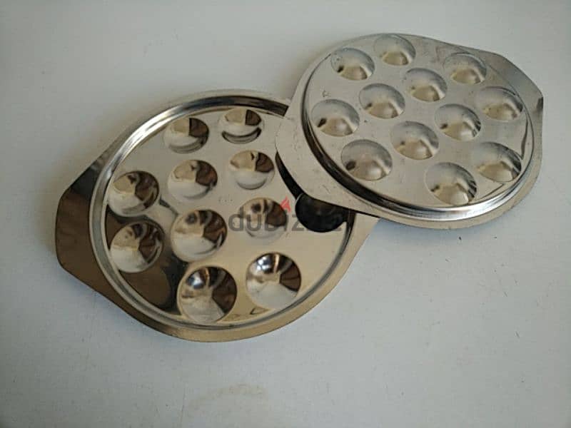 Set of two stainless steel snails plates - Not Negotiable 0