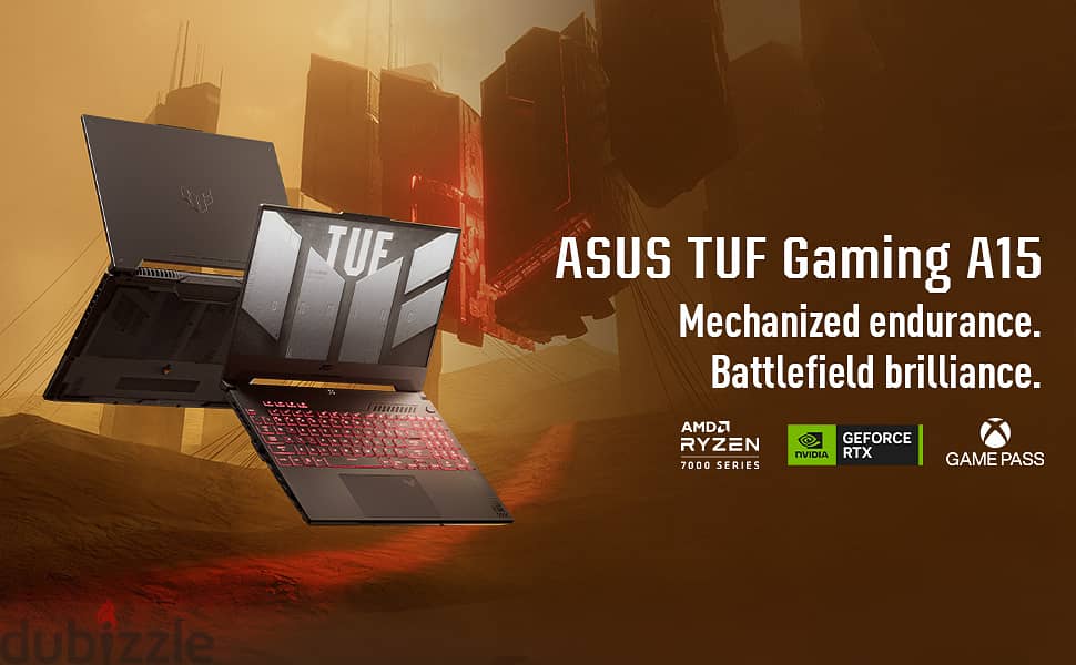 ASUS TUF Gaming A15 Ryzen 7 8gb/512gb, 4gb vga, 15.6 inch 144Hz 2