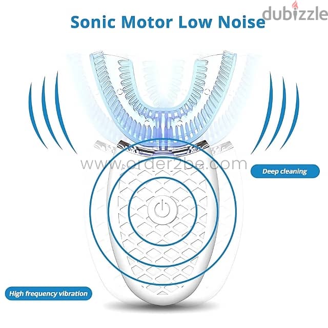 Ultrasonic Whitening Toothbrush: U-Shaped, Hands-Free, 4 Modes 8