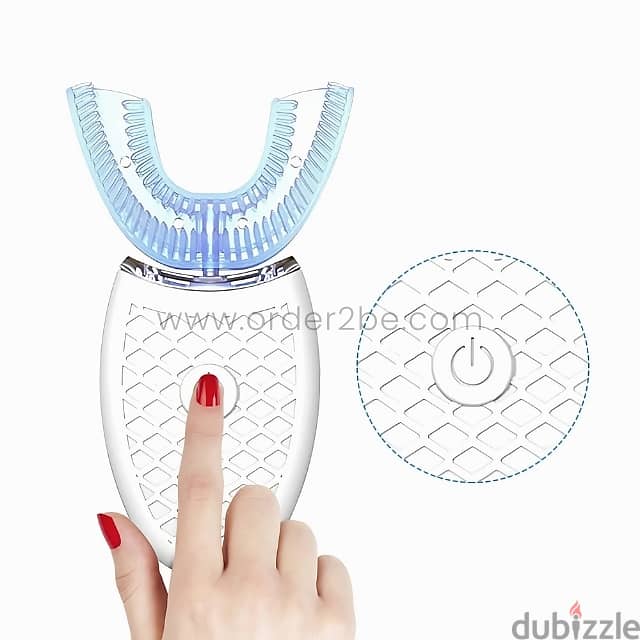 Ultrasonic Whitening Toothbrush: U-Shaped, Hands-Free, 4 Modes 10