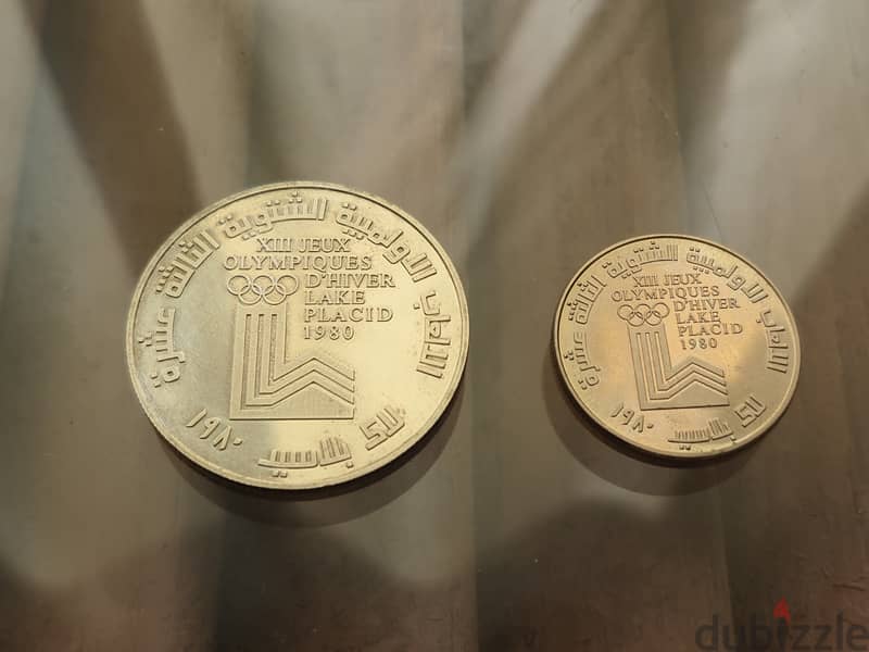 Winter Olympics Lebanon coins 3