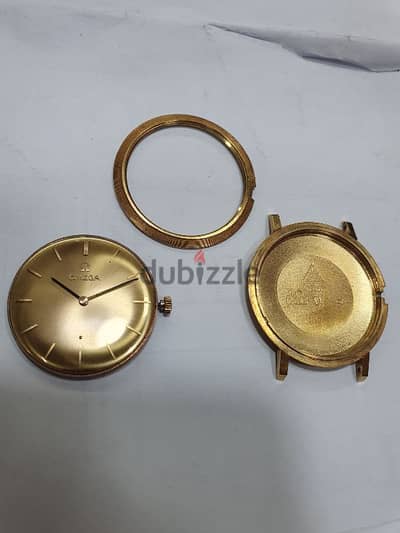 omega gold 750k mechanical good condition