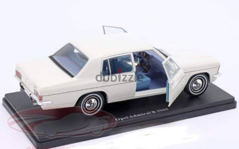 Opel Admiral B 1969 diecast car model 1:24 5