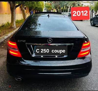 Mercedes-Benz C 250 coupe model 2012 super clean