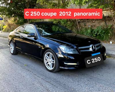 Mercedes-Benz C 250 coupe model 2012 super clean