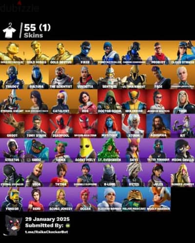 FORTNITE ACCOUNT 55 SKINS LINKABLE PS VERY SAFE