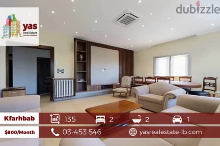 Kfarhbab 135m2 | Mint Condition | Rent | Furnished | View | YV |