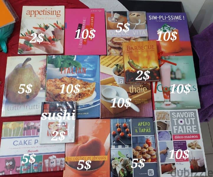 english and french books 0