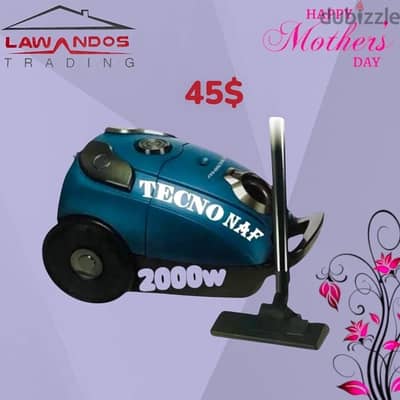 Vacuum cleaner 2000W  مكنسة كهربائية مع كفالة