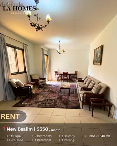 apartment for rent in new bsalim