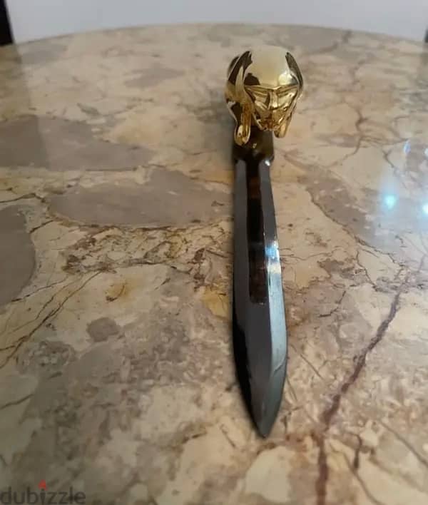 Gold plated letter opener 1