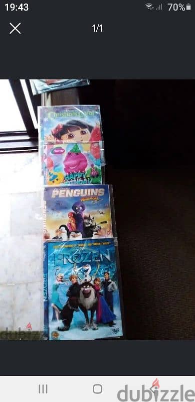 4 kids dvd's