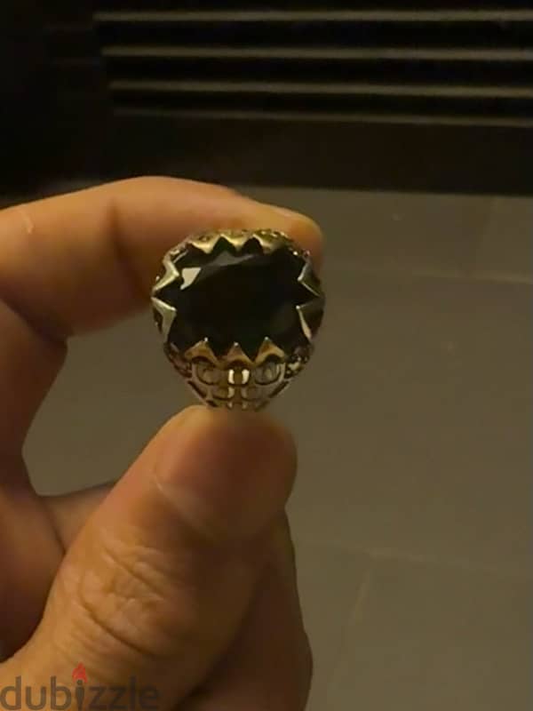 silver ring خاتم فضة 8