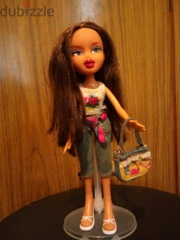 FUNK OUT BRATZ YASMIN 1st Edition MGA Great doll+Own Wear, Shoes & Bag 0