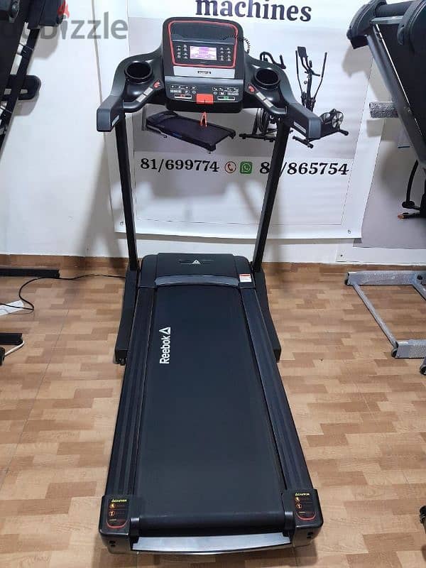 reebok treadmill 2hp automatic incline 4