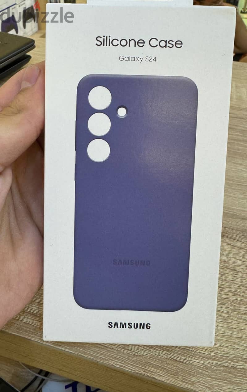 Silicone Case Galaxy S24 violet 0