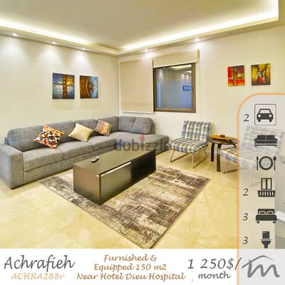 Ashrafieh - Hotel Dieu | Prime Location | Fully Furnished 150m² Apart