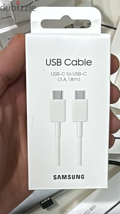 Samsung usb-c to usb-c cable (3a,1.8m) white