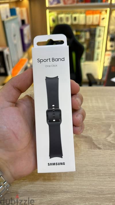 Samsung sport band silicone one click black Amazing & good offer