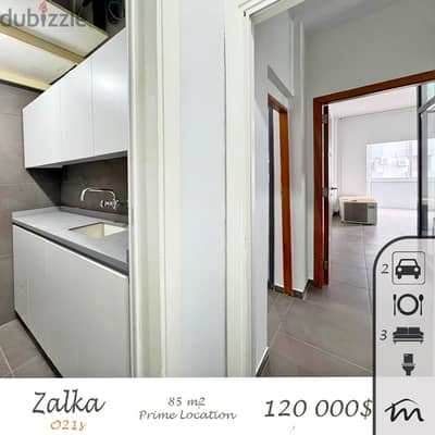 Zalka | Fully Decorated 85m² Office | Prime Location | 2 Parking Lots