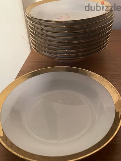 5 pcs Gold plated plate / small size ٥ حبات