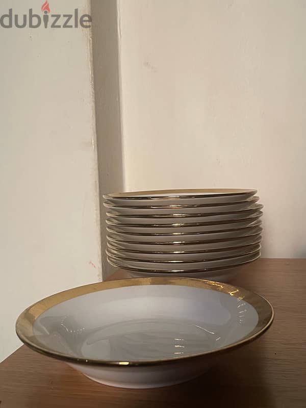 Gold plates size Medium 5 pcs 1