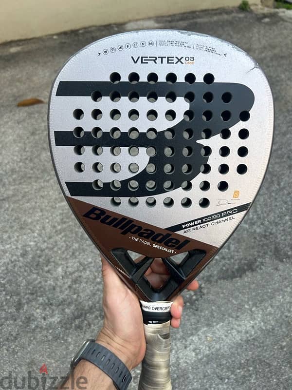 padel racket bullpadel vertex comfort 2