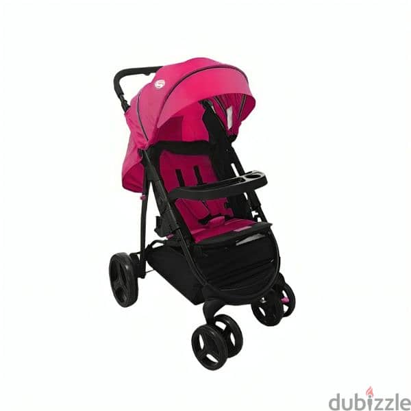 Foldable Baby Stroller With Basket Storage 4