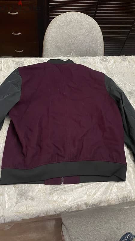 William Rast Mens Lorenzo Bomber Jacket, Purple 5