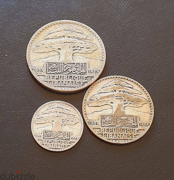 old lebanese silver coins 1