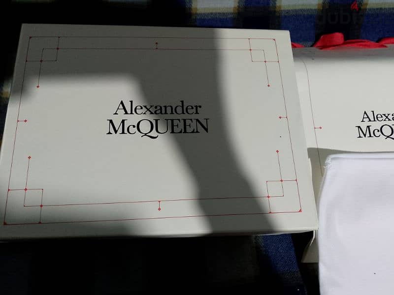 Alexander McQueen white shoes. 2