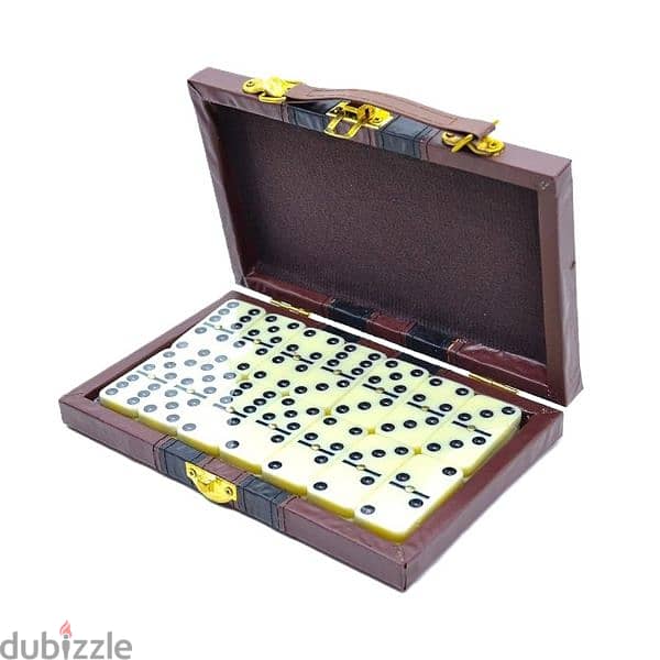 Dominos Portable Case Game Set For Kids 0