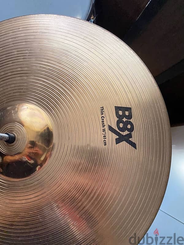 Used Sabian B8X Cymbals 3