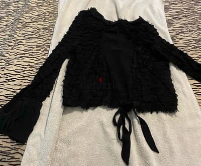 Zara Black Cardigan Size M New Condition