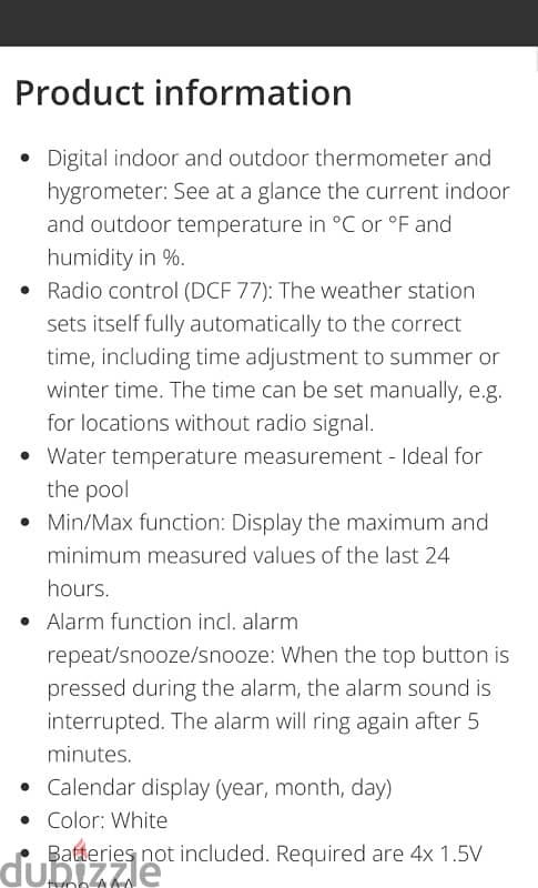 weather station with pool thermometer 2