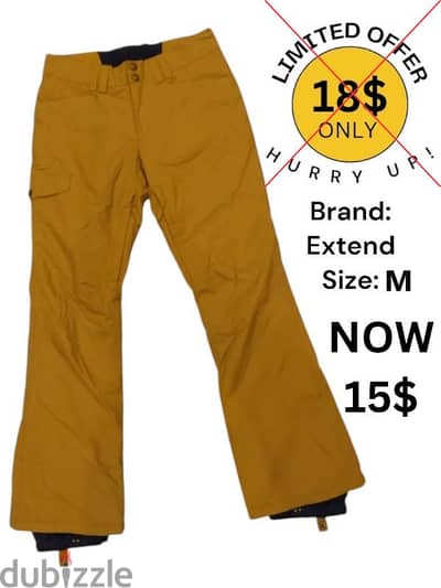 Extend Snow Pants Snow Apparel Snowboard Snow suits clothes ski