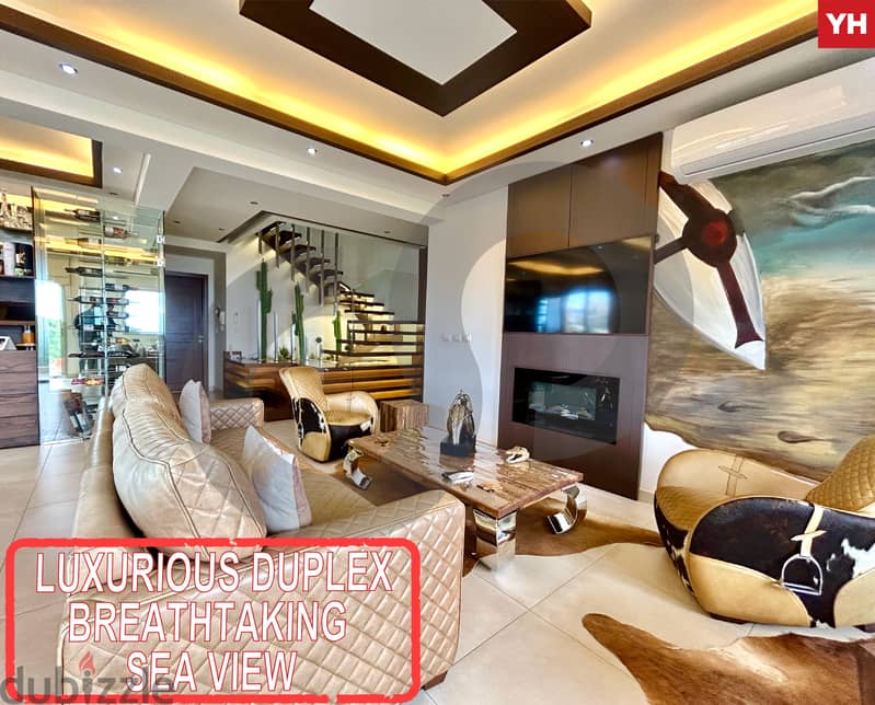 LUXURIOUS DUPLEX - BREATHTAKING SEA VIEW IN NAHR IBRAHIM -REF#YH119149 0